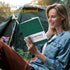JUBTIC Camping Journal and RV Travel Log Book, A5 Adventure Journal for 25 Camping, Hiking, Family Travel