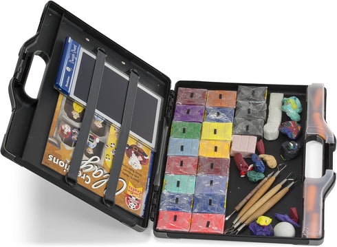 Officemate Carry All Clipboard Storage Box, Letter/Legal Size, Black and Gray (83324)
