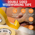 Heavy Duty Double Sided Tape for Woodworking Tools, 1" x 180 FT Marine Grade Removable Two Sided Tape for CNC and