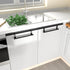 2 Pack Cabinet Door Towel Holder, Over Cabinet Towel Bar, Stainless Steel Dish Towel Holder for Cabinet Door Kicthen