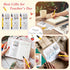 Daifunli 20 Set 3 Teacher Appreciation Gifts in Bulk Thank You Inspirational Ballpoint Pens Styles Metal Keychains