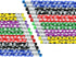 GiftExpress 48 Pcs Paw Print Pencils, Colorful Wooden Pencils with Eraser for School Supplies