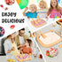 1+12P Frozen 2P 10P Windspeed Rolled Ice Cream Maker Machine, Instant Ice Cream Maker Tray Instant Cold Plate