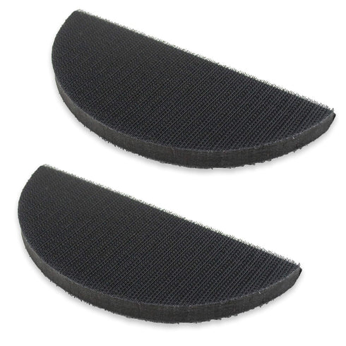 TGR Half Moon Hand Sanding Pad, Hook and Loop, 6 inch, 2 Pack