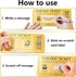 VELATYVIO 12 Sets Golden Ticket Custom Scratch off Cards with Envelope and Stickers Surprise Gift Certificates