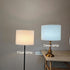 qvtekn Set 2 11.8" 11.8" 7.8" medium size drum lampshades of for table lamps Top x Bottom x High, Medium Beige
