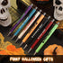 Sherr 7 Pcs Halloween Weekday Pens, Glitter Fancy Funny Ballpoint Pens with 10 Pcs Black Ink Refills for Office