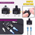 Swpeet 20Pcs 30Amp Thermal Circuit Breaker with 19cm 6.3mm Female Spade Terminals Wire Leads and Waterproof Button Caps