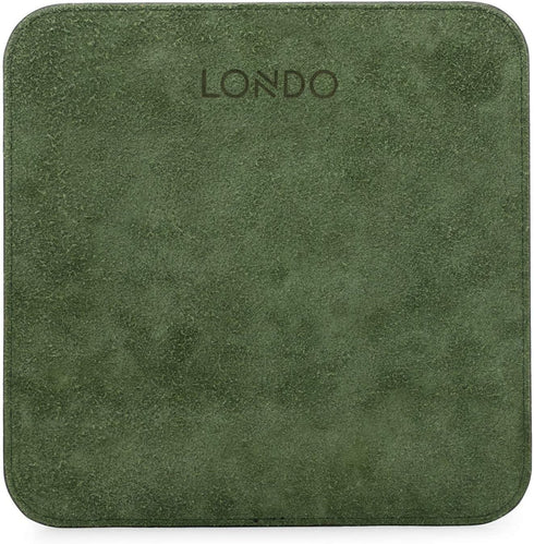 Londo Top Grain Leather Mousepad with Wrist Rest for Comfortable Use
