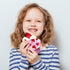 Kangaroo Strawberry & Cherry Scented Valentines Day Cards with Envelope - Scratch & Sniff for Kids, Pack of 28