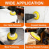 36 3 Inch Discs,180 3000 1/4 Pcs Hook & Loop Sanding Sponge to Grits Wet Dry Sanding Attachment with Round and Hex
