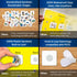 First Then Visual Schedule for Kids, Premium Durable Plastic, 32 Communication Cards, Autism Learning Materials