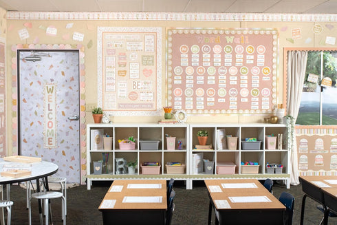 Teacher Created Resources Terrazzo Tones Bulletin Board Number Line (-20 to +120) (TCR7204)
