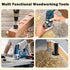 7 Set 1/4 1/8", 5/32", 3/16", 1/4", 5/16", 3/8", 1/2" Pcs Straight Cut Router Bit Shank, Double Fluted Plunge Router