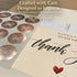 Papierville 50 4x6, Embossed Thank You Cards with Envelopes & Stickers Ivory Folded Notecards Elegant Textured