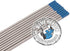 TIG Welding Tungsten Electrodes, 2% Lanthanated, BLUE, EWLa-2, 1/16 in x 7 in, 10 pc pack