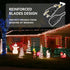 YOJOE 6 Foot Black Outdoor Extension Cord, 16/3 SJTW Waterproof Cable with 3 Prong Grounded Plug
