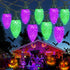 LORRYTE Extendable Purple and Green 2PK 100 LED C9 Halloween Lights Indoor