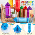 12pcs Retisee Colorful Crayon Paper Lanterns Honeycombs Bulk Crayon Classroom Decorations Daycare Preschool Classroom