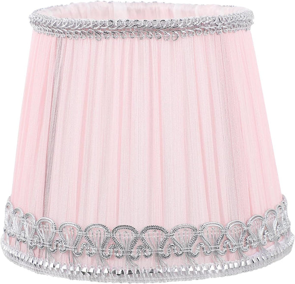 Fabric Lampshade Accessory Light Cover Replacement for Indoor Decor Elegant Pleated Design