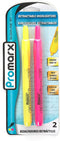 Promarx HS09-ALCB02-48 Glowline RT Retractable Highlighters Yellow and Pink 2 Count