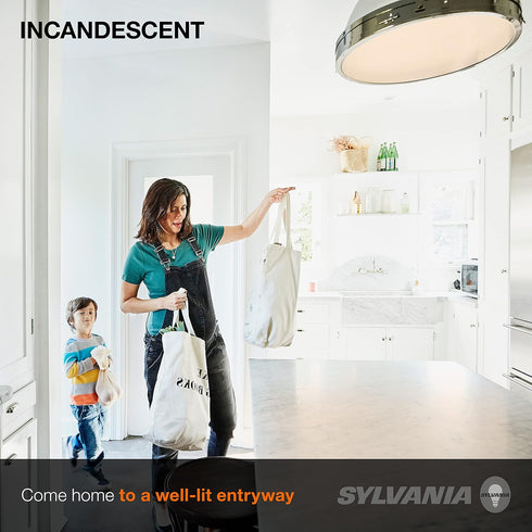 Bulb, 25W A19, Dimmable, 160 2850K, 2 Pack (10562) Sylvania Incandescent Light Medium Base, Lumens, Soft White