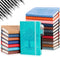 Estune Tree Small Notebooks with Pen Holder, Leather Lined Pocket Subject Notebooks, A6, Classic Color, 40 Pcs