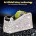Blueshyhall Bling Bling Crystal Luxury Tape Dispenser - Handmade Diamond Desktop Office Stationery for Women