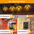 8 Pack LOFTEK Solar Deck Lights, Solar Fence Lights, Outdoor Patio Decorative Light, Dusk to Dawn, Waterproof, Fence