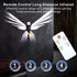 Resocasin Bald Eagle Wall Light with Remote Control - Magnetic Mounted American Eagle Lamp, Battery Operated