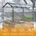 10x12ft 2pcs Grommets Anti-Tear Clear Tarp Waterproof - Windproof Poly Tarpaulin, Heavy Duty Transparent Enclosure