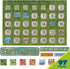 Eureka Curiosity Garden Classroom Calendar Bulletin Board Set for Teachers, 97 Pieces by Eureka