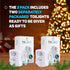 ToiLight 2 Pack. The Original Toilet Bowl Night Light. Fun & Useful Bathroom Motion Sensor Tech Gadget. Funny Novelty