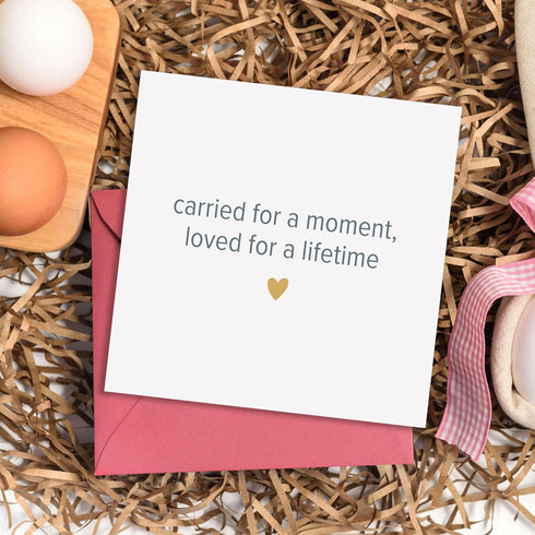 TEEMI -Miscarriage Bereavement Card Memorial Bereavement Sympathy card Miscarriage Baby Loss Keepsake Gift card