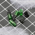 40 Pack 3ml Green Glass Dropper Bottles with Black Rubber Cover, Tapered Glass Droppers Set