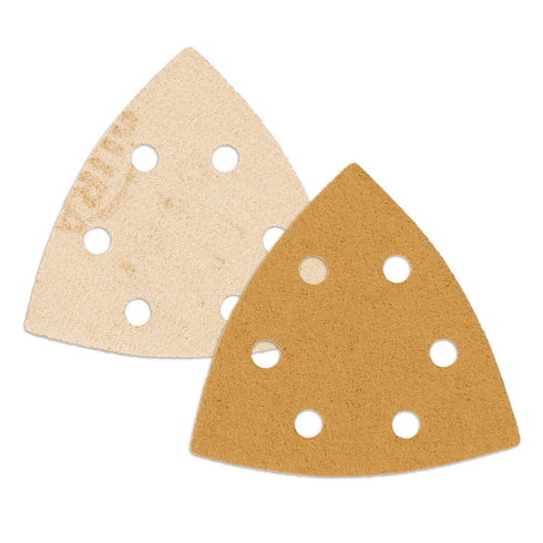 Dura-Gold Premium Triangle Mouse Sanding Sheets, 80 Grit (Box of 24) for Woodworking and Crafting