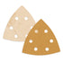 Dura-Gold Premium Triangle Mouse Sanding Sheets, 80 Grit (Box of 24) for Woodworking and Crafting