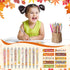 Zhanmai 30 Set Fall Party Gifts, Thanksgiving Day Ballpoint Pens, Autumn Sticky Notes, and Organza Bags