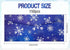 Whaline 150Pcs Christmas Money Envelope, Blue White Snowflake Cash Envelope for Holiday Mailing and Invitations