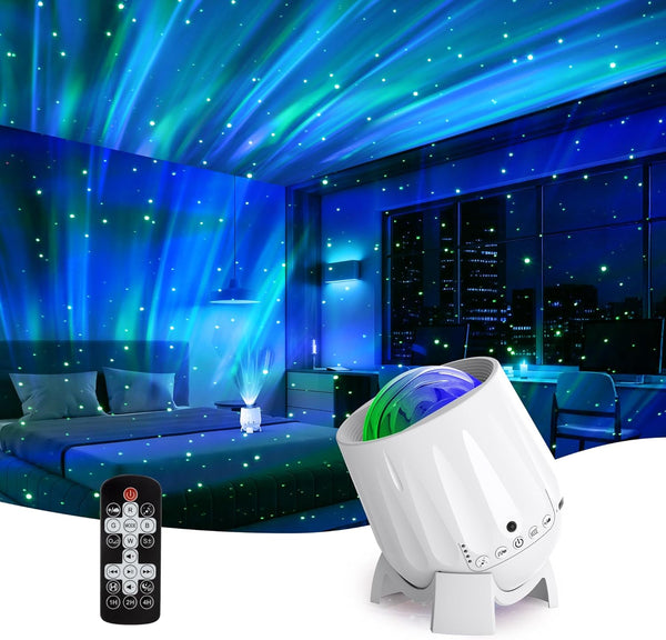 TWElvetooo Northern Lights Projector, Aurora Star Night Light Projector for Teen Boys Girls