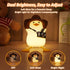 Dimmer Anywin Duck Night Light for Kids, Cute Benson Ducks Gifts, Squishy Touch Silicone Animal Nursery Bedside Lamp