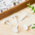 1 3/8 '' Vapor Barrier Christmas Tree Fasteners for Crawlspace Covers, White Push Plastic Foam Board (150 Pcs)