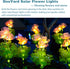 Solar Garden Lights - 2 Pack Solar Flowers Lights with Glowing Flowers & Stems for Outdoor Garden Decoration