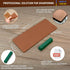BeaverCraft Stropping Leather Strop for Knife Sharpening Strop LS2P1 - Knife Stropping Kit 3 x 8 IN - Knives Sharpener with Honing Strop Polishing Compound Set - Double Sided by BeaverCraft