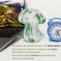 Study(Bulb Mushroom Table Lamps Night Lights Cute Glass Nightstand Bedside Desk Lamps for Bedroom Living Included)