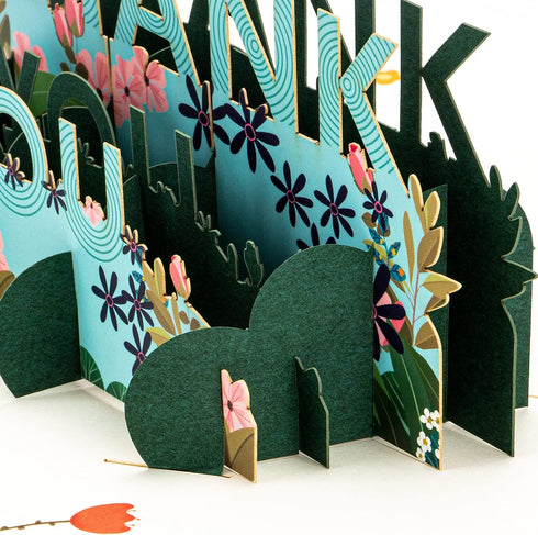 Card,3D Pop Up Thank You Card With Envelopes,Teacher's Day Cards,Greeting Cards For Mothers Day,Fathers