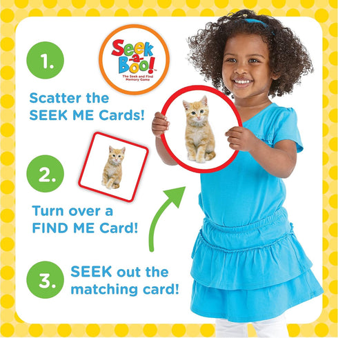 Seek-a-Boo Memory Game and Flash Cards for Toddlers