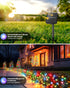 2 Pack 46Ft 120 8 IP65 Brightown Solar String Lights Outdoor, Each LED Solar String Lights for Outside with Modes