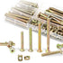 GDFYMI Crib Screws Replacement Set, Delta Crib Screws Hex Socket Cap Bolts Barrel