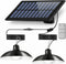 Solar Shed Lights, 1-to-2 Solar Pendant Lights, Outdoor Hanging Lights with Remote